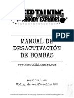 KeepTalkingAndNobodyExplodes BombDefusalManual v1 Es PDF