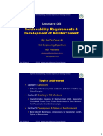 Lecture 05 Serviceability Requirements & Development of Reinforcement Color