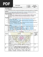 AE306 Digital Signal Processing