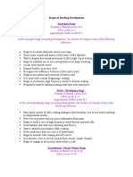 Stages of Reading Development