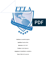 Tabla de Frecuencia