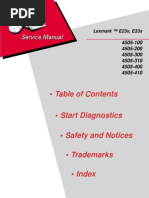Download Lexmark 4505 e230 e232 e234 e23x e33x Service Manual by mariofo SN46467353 doc pdf