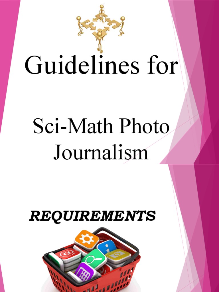 Guidelines For: Sci-Math Photo Journalism | PDF | Teachers | Behavior ...