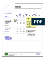 Income Statement Projections: Step 2: Calculate Historical Growth Rates and Margins