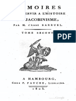 Barruel Augustin-Mémoires pour servir à l'histoire du jacobinisme-Tome 2