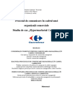 Procesul de Comunicare in Cadrul unei Organizatii Comerciale - Studiu de Caz Hypermarketul Carrefour.doc