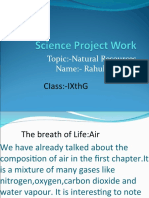 Topic:-Natural Resources Name:-Rahul Chhawal: Ciass:-Ixthg