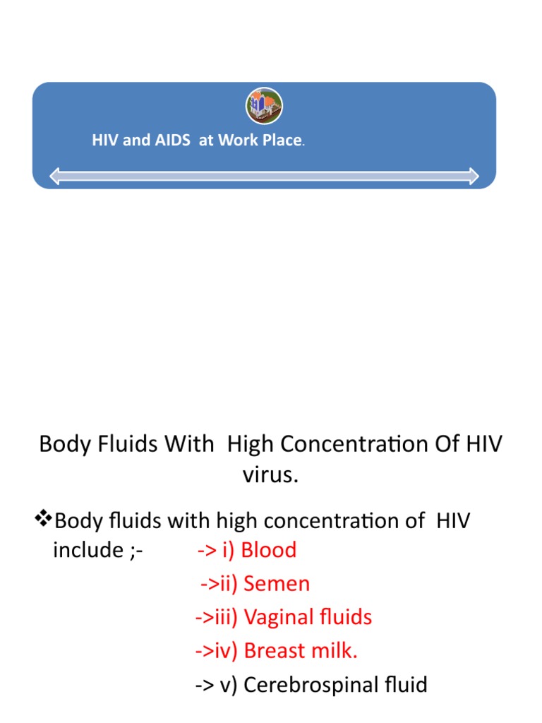 HIV and AIDS at Work Place | PDF | Hiv | T Helper Cell
