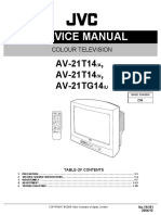 Service Manual: AV-21T14, AV-21T14, AV-21TG14