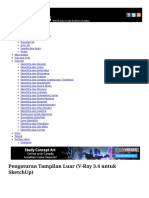 Pengaturan Tampilan Luar (V-Ray 3.4 Untuk SketchUp) - SketchUp 3D Rendering Tutorials Oleh SketchUpArtists