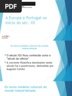 Europa e Portugal no início do séc. XX
