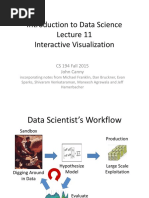 Introduction To Data Science Interactive Visualization: CS 194 Fall 2015 John Canny