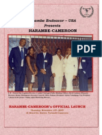 Harambe Cameroon - Inauguration Compendium