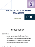 Mucinous Cystic Neoplasm Pancreas