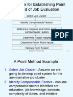 Procedure For Establishing Point Method of Job Evaluation
