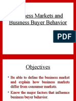 Business Markets and Business Buyer Behavior