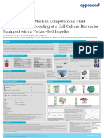 Use of A Rotating Mesh in Computational Fluid Dynamics (CFD) Modeling of A Cell Culture Bioreactor Equipped With A Packed-Bed Impeller