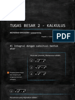 Kalkulus - Integral Dengan Subsitusi Bentuk Akar