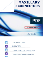 Maxillary Major Connectors: Types and Design