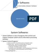 Computer Softwares: - System Software Servers As Intermediary Between Hardware and Functional Application