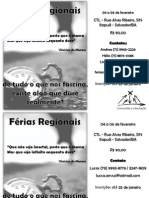 férias regionais CLU e JT bahia