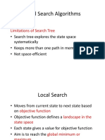 Local Search Algorithms: Limitations of Search Tree Limitations of Search Tree