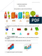 Fişă de Lucru Corpurile Geometrice