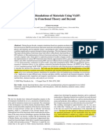 Ab-Initio Simulations of Materials Using VASP PDF