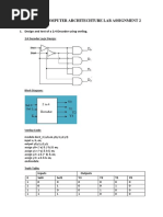 Advanced Computer Architechture Lab Assignment 2