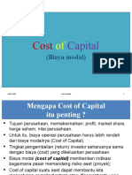 Cost of Capital