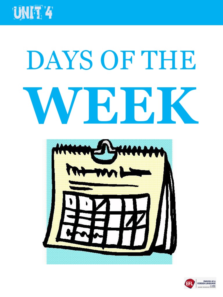 Days of the Week Overview PDF | PDF | Lifestyle