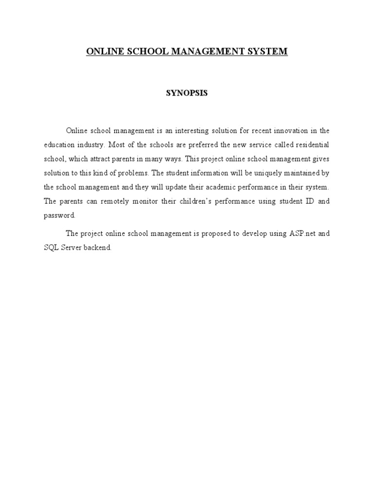14 Online School Management | PDF