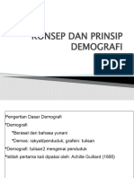 Konsep Dan Prinsip Demografi