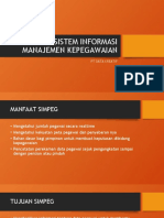 Sistem Informasi Manajemen Kepegawaian