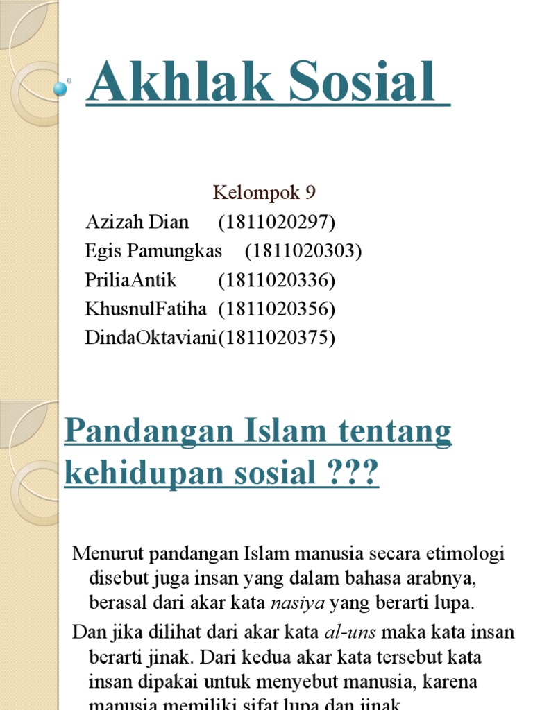 Akhlak Sosial Pdf