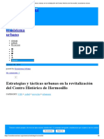 Estrategias y tácticas urbanas en la revitalización del Centro Histórico de Hermosillo _ ecosistema urbano