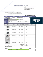 Yueqing Juqi Trade Co.,Ltd: Proforma Invoice