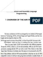 AVR Architecture and Assembly Language Programming