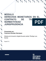 Modulo 2 - Derechos Monetarios en El Contrato de Trabajo