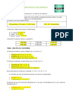 Soluciones Ejercicios Finales Mates 5º Última Semana