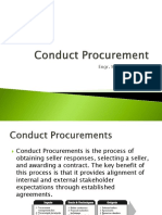Conduct Procurement