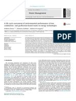 Life Cycle Assessment Compares Environmental Impacts of Combustion and Gasification Waste-to-Energy Technologies