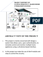 Project Report On Dual Tone Multple Fequency Based Home Automation System
