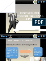 Historia Del Codigo Procesal Civil