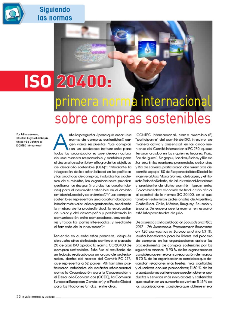 ISO 20400: Guía de Compras Sostenibles | PDF | Sustentabilidad ...