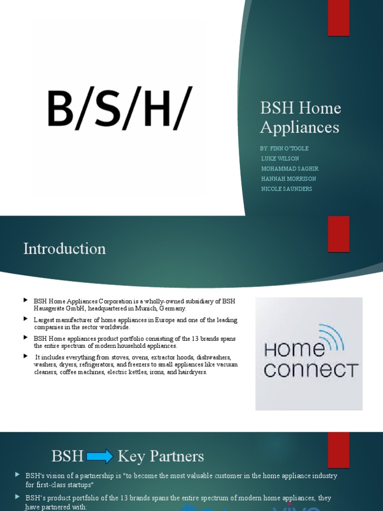 Bsh home appliance corporation deals