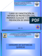 DERRAMES DE SUSTANCIAS QUÍMICAS CLS-FMVZ