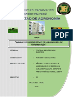 Manual de Bioseguridad de Laboratorio de Entomología