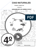 3 M - NAT - 4° - 1T - Organizaciones de Los Seres Vivos