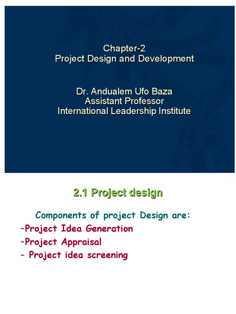 Chapter-2 - PROJECT DESIGN AND DEVELOPMENT | PDF | Feasibility Study ...
